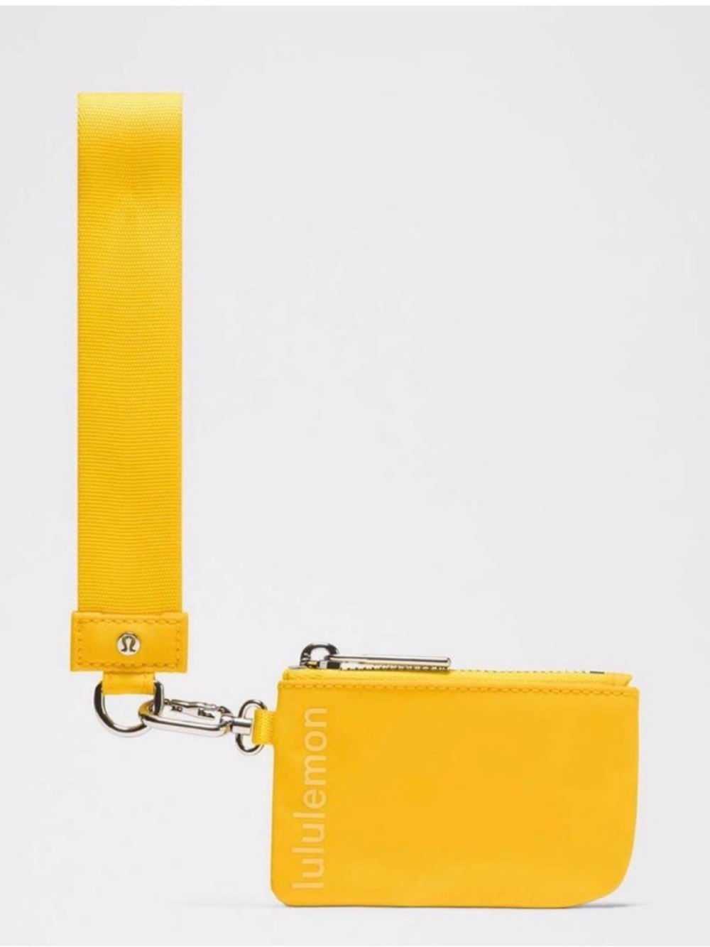 LULULEMON - Maize Yellow / Lemon Wash Dual Pouch Wristlet NWT - Picture 3 of 6